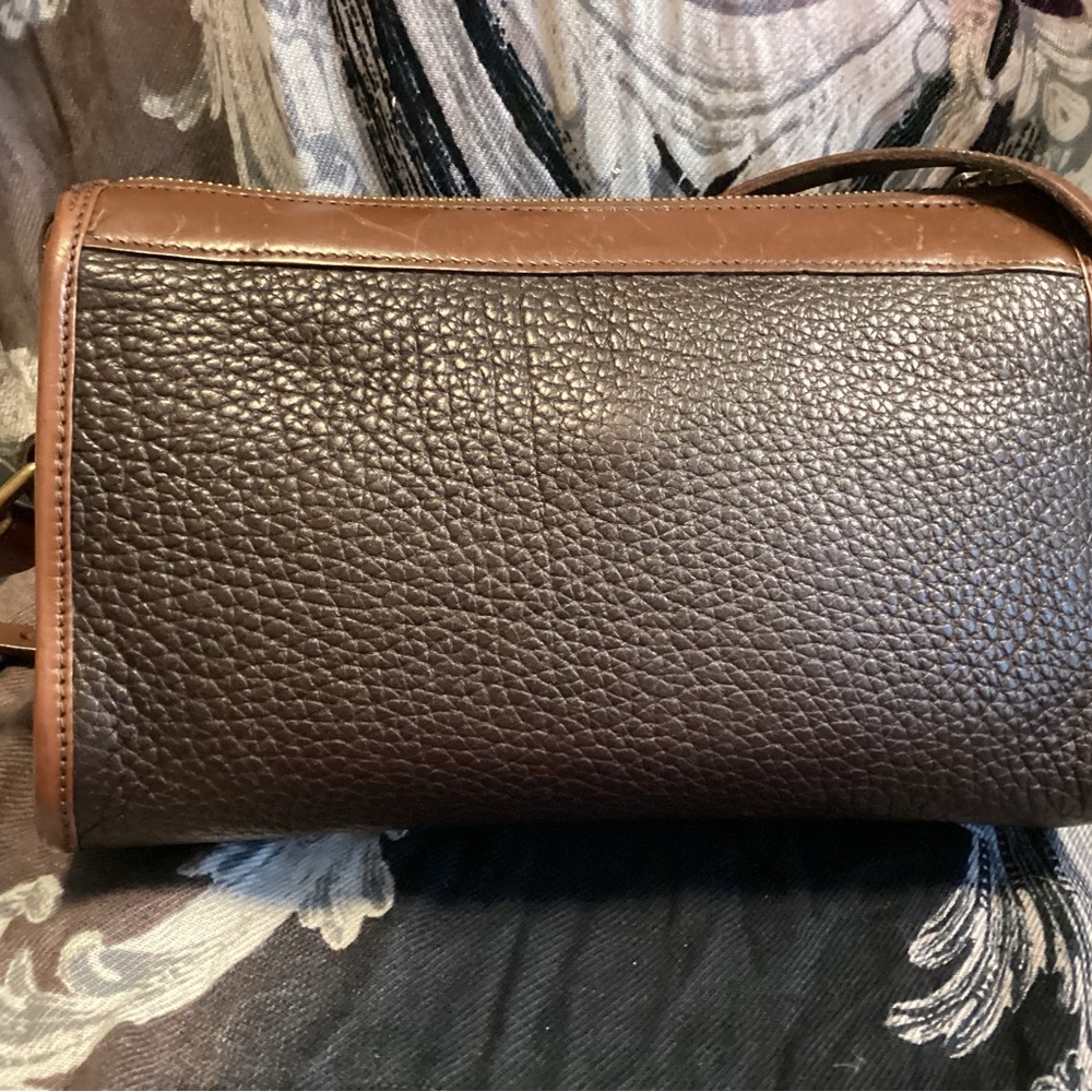 Dooney & Bourke Black and Tan Crossbody Bag - Picture 2 of 11